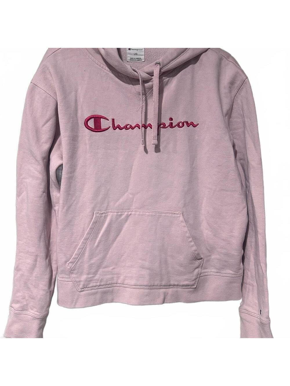 Champion Light Pink Pullover Hoodie